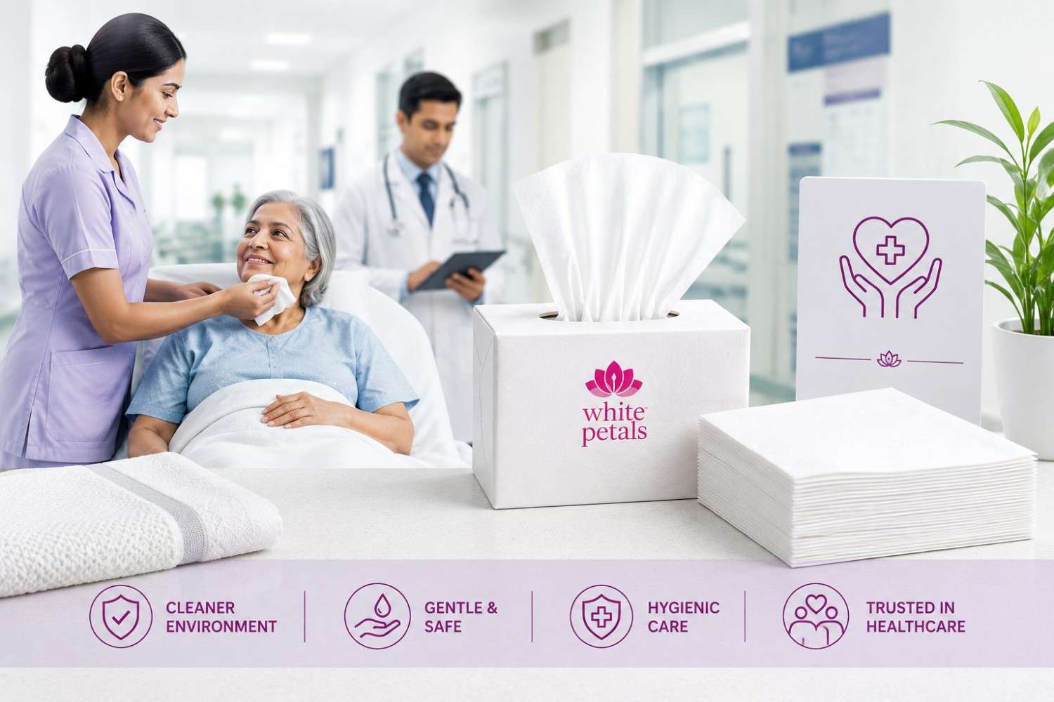 Hygienic healthcare environment